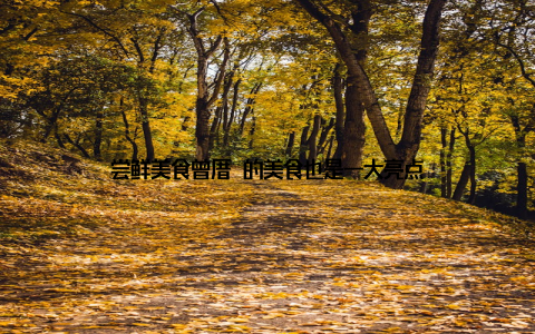 尝鲜美食曾厝垵的美食也是一大亮点