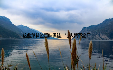 这些菜肴色香味俱佳, 让人赞不绝口