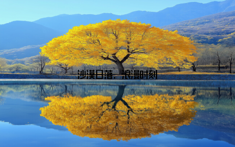 沙漠日落, 浪漫时刻